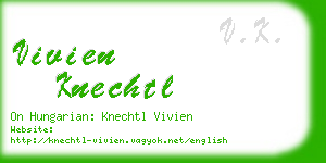vivien knechtl business card
